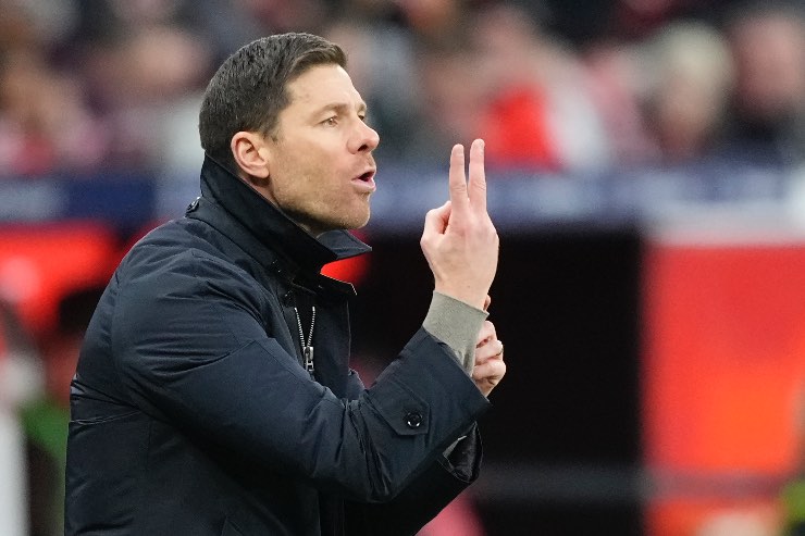 Xabi Alonso in conferenza stampa 