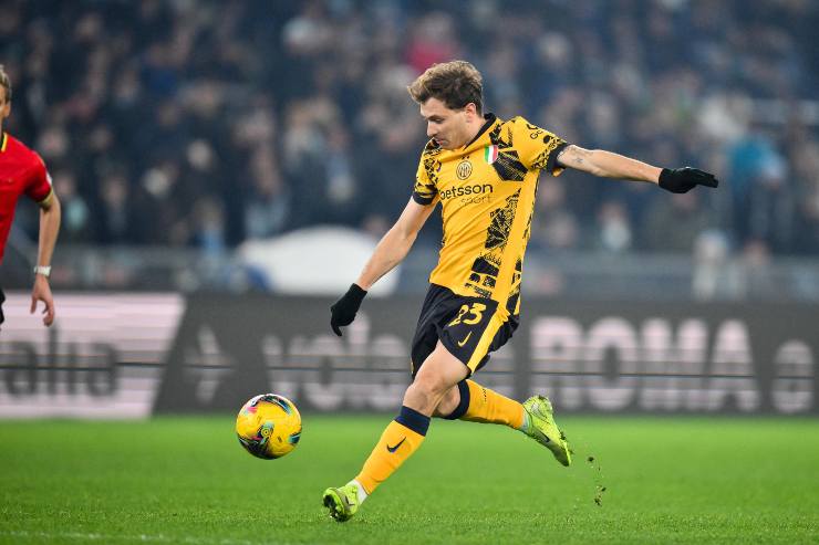 Barella al tiro