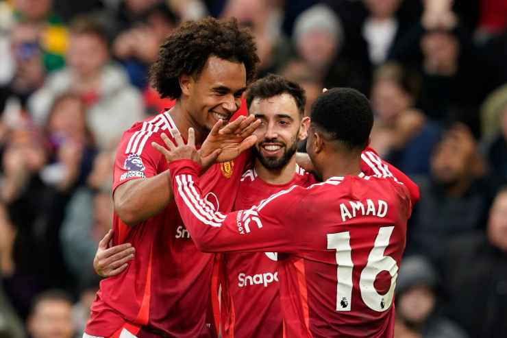 Zirkzee con il Manchester United