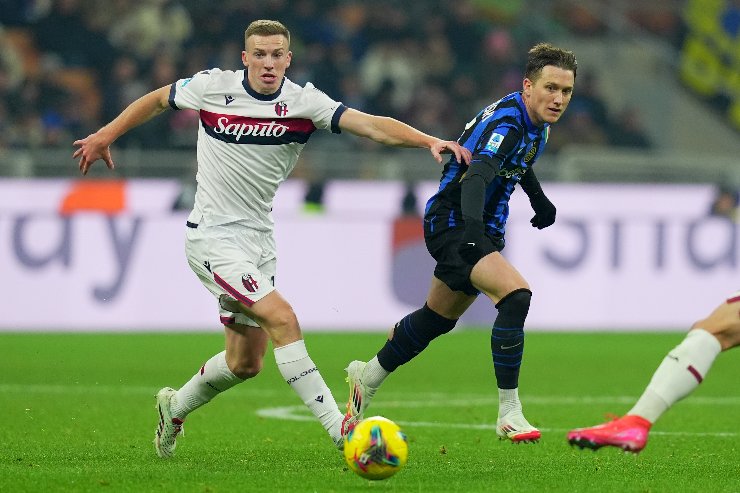 Lewis Ferguson in azione in Inter-Bologna