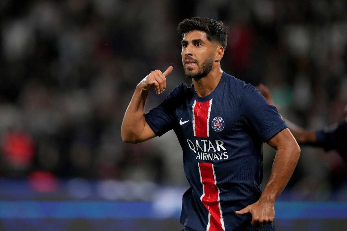 Asensio esulta dopo un gol