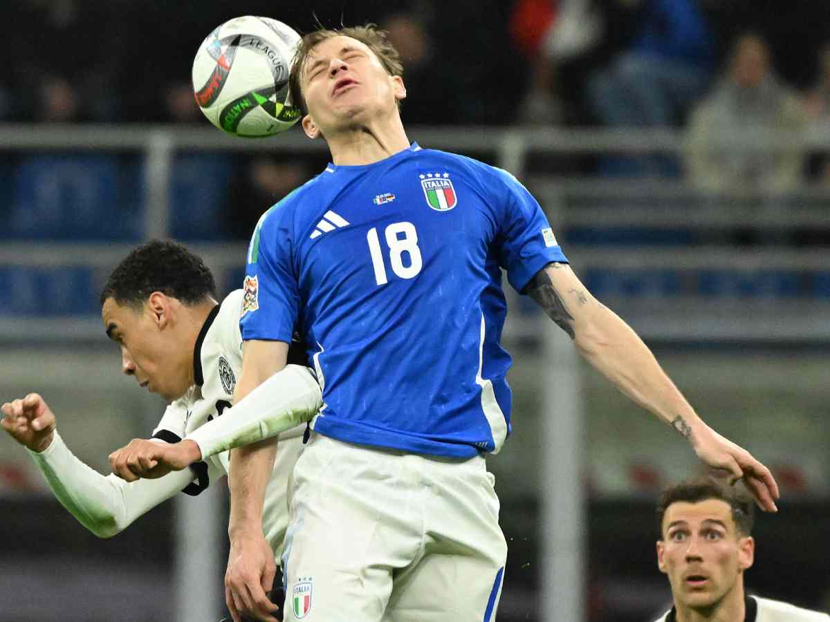 Barella con la maglia dell'Italia
