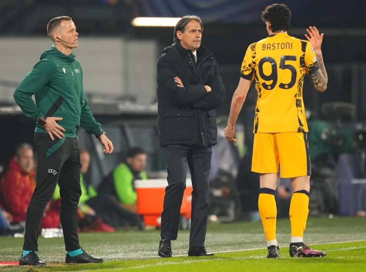 Inzaghi insieme a Bastoni