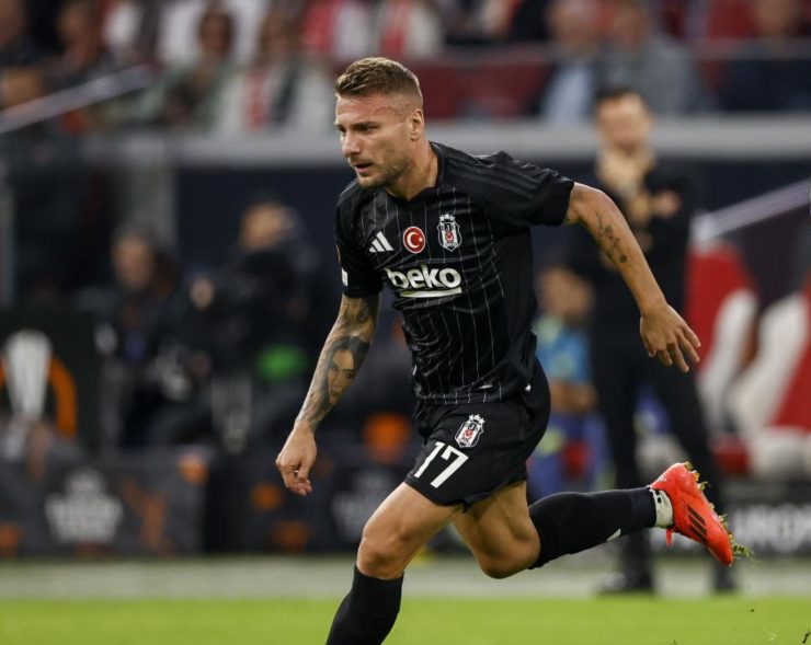 Ciro Immobile in azione col Besiktas