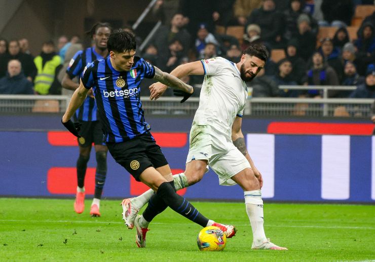 Joaquin Correa in azione contro la sua ex squadra