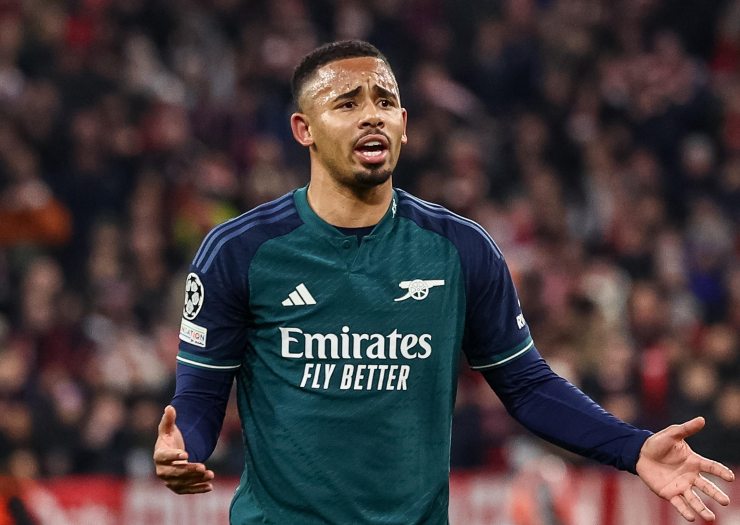 Gabriel Jesus in maglia Arsenal