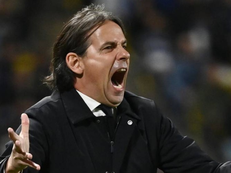 Simone Inzaghi che urla