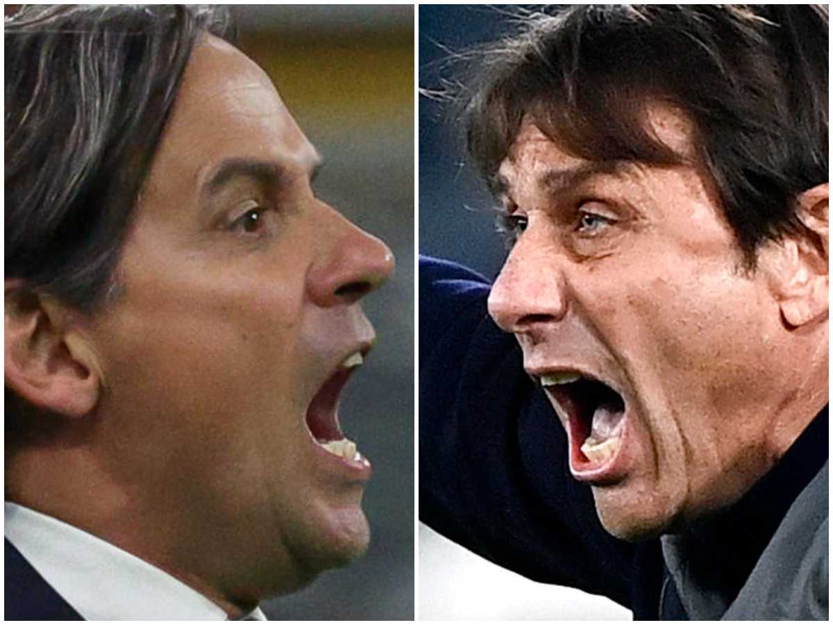 Simone Inzaghi e Antonio Conte