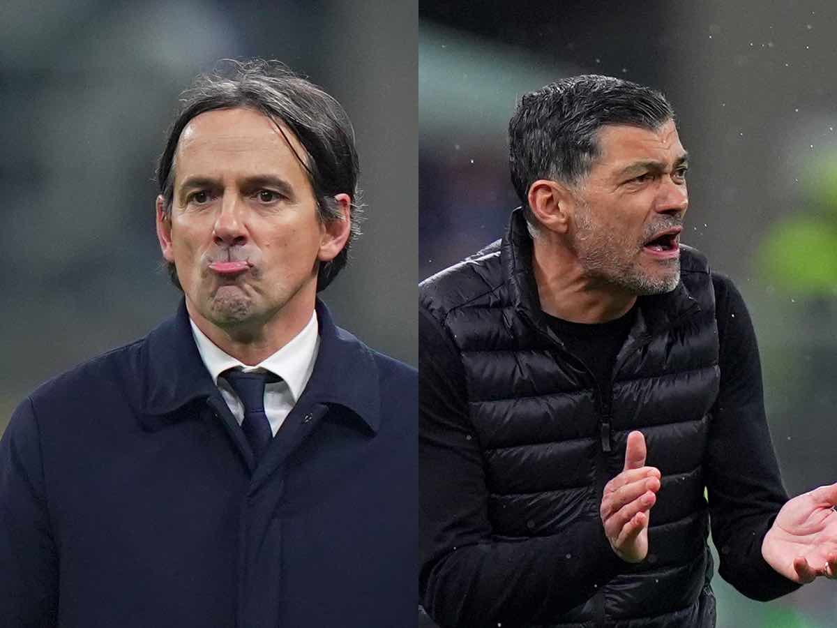 Simone Inzaghi e Sergio Conceicao
