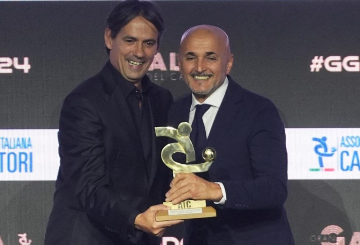 Inzaghi e Spalletti premiati al Gran Galà del calcio
