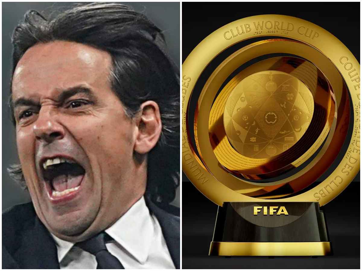 Inzaghi e il trofeo del prossimo mondiale per club