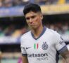 Joaquin Correa esulta dopo un gol