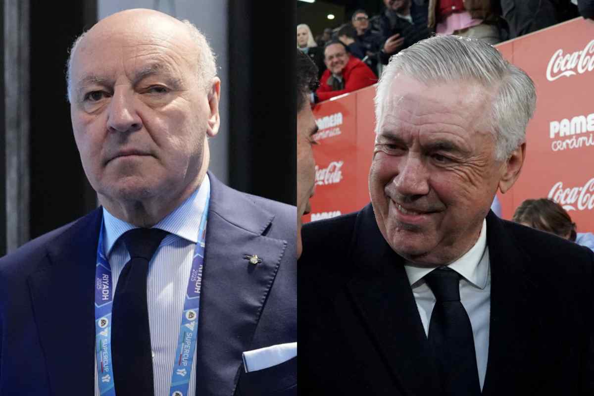 Foto combo Marotta e Ancelotti