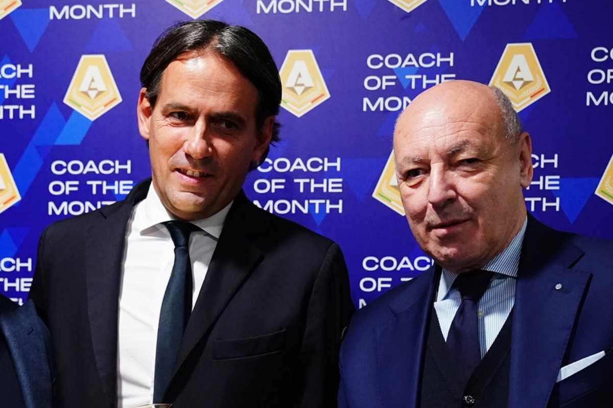 Marotta e Inzaghi sorridenti