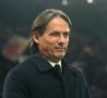 Simone Inzaghi accenna un sorriso