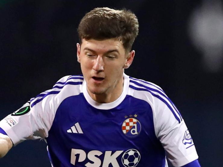 Petar Sucic con la maglia della Dinamo Zagabria
