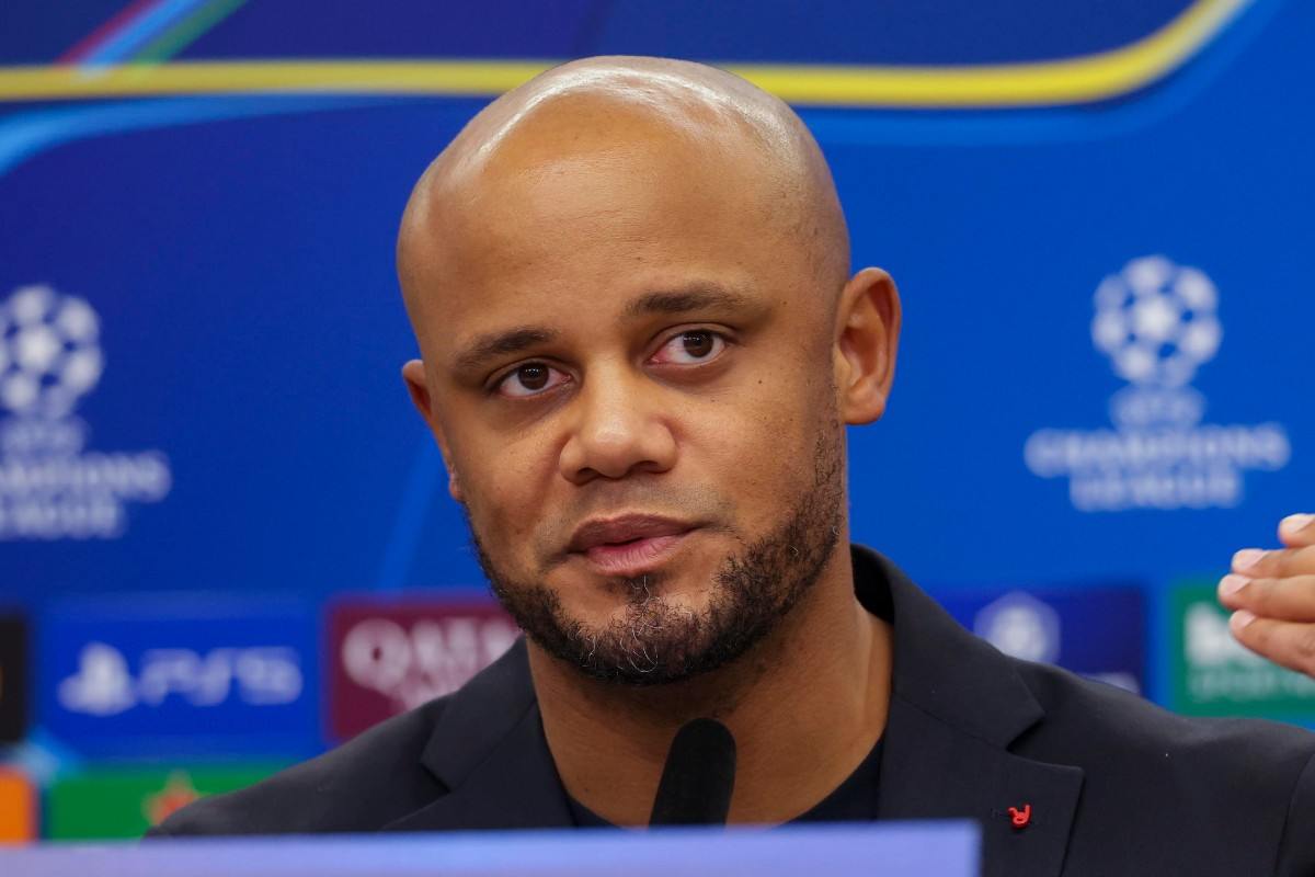 Vincent Kompany in conferenza stampa