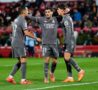 Arda Guler con Brahim Diaz e Lucas Vazquez