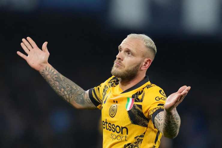 Dimarco contro il Napoli
