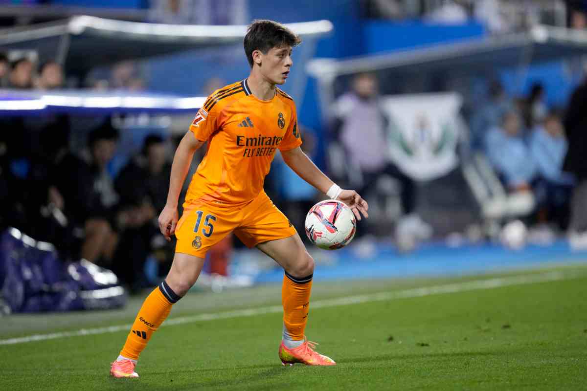 Arda Guler in campo con il Real Madrid