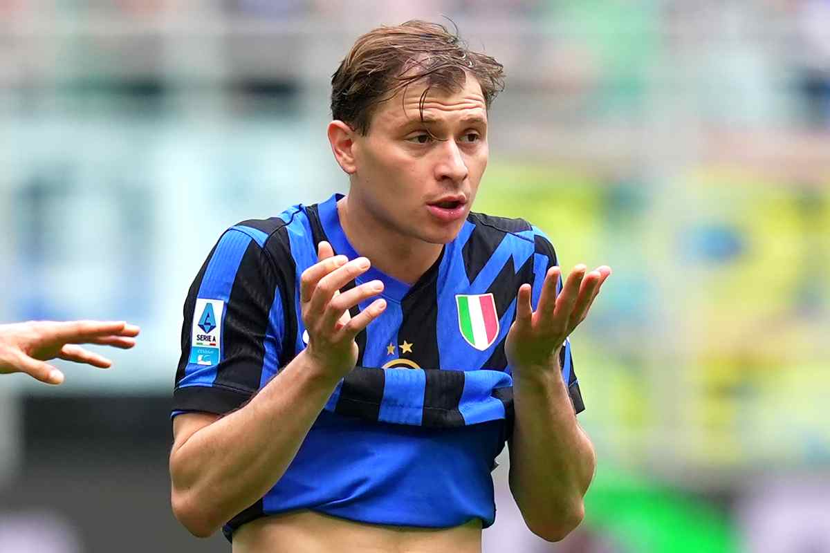 Barella in primo piano