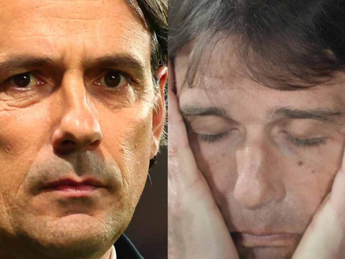 Simone Inzaghi e Antonio Conte