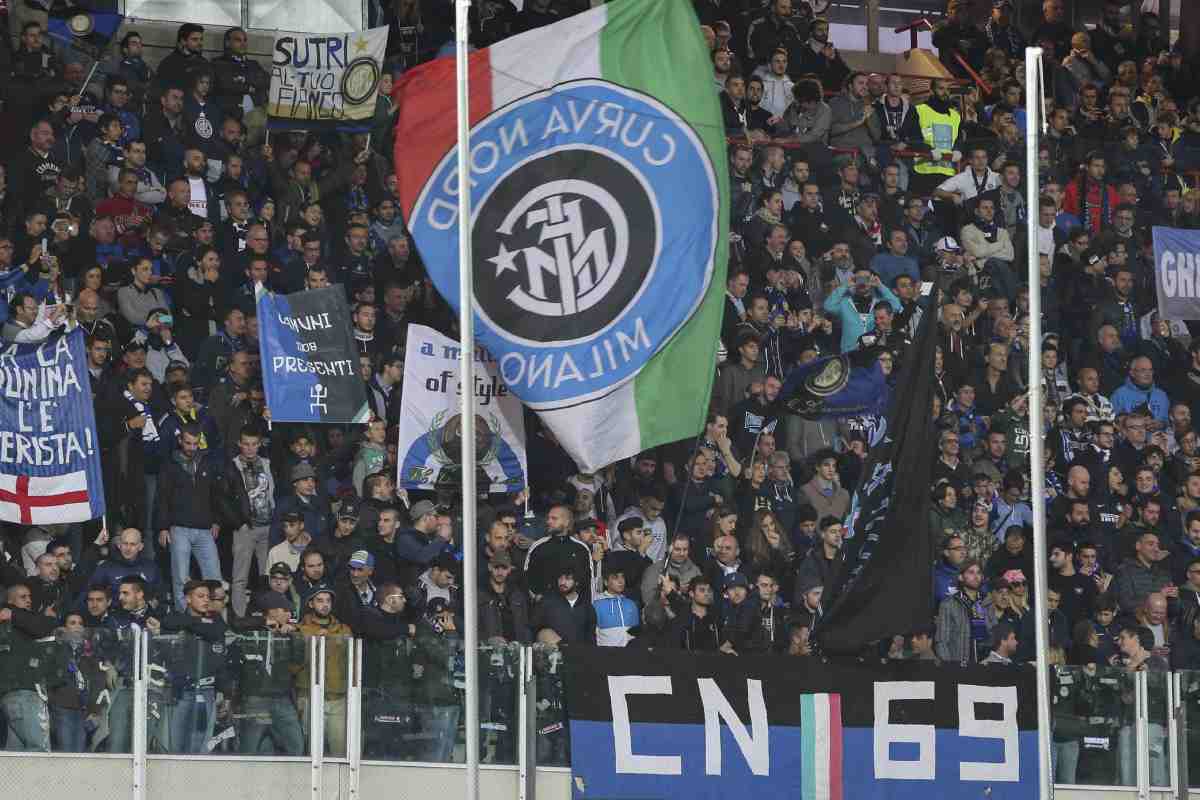 La Curva Nord dell'Inter
