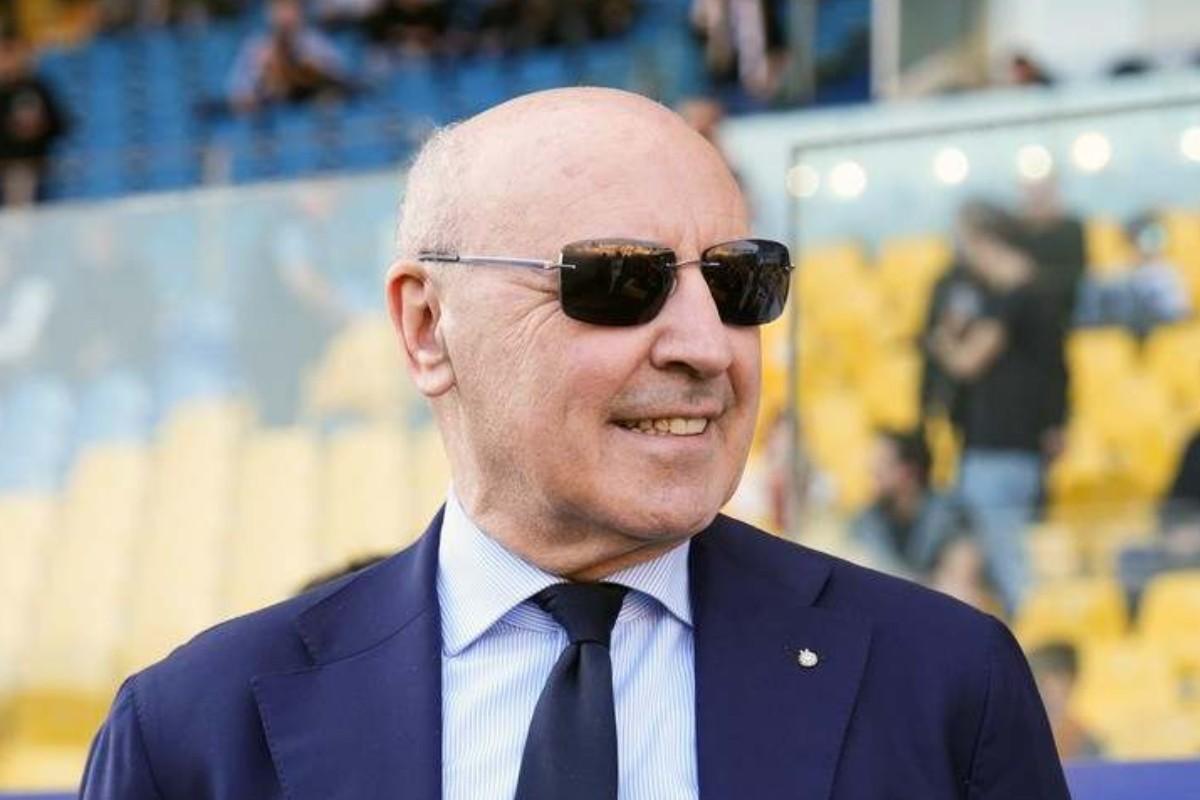 Giuseppe Marotta sorridente a Parma