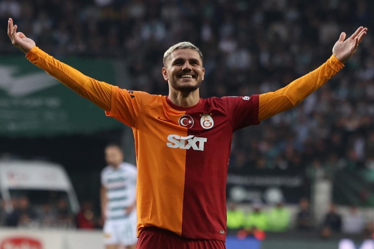 Mauro Icardi esulta dopo il gol