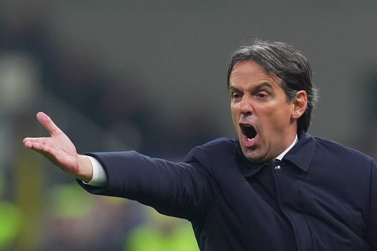 Inzaghi primo piano rabbia
