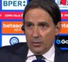 Simone Inzaghi ai microfoni di Sport Mediaset
