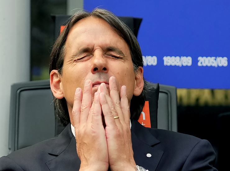 Inzaghi in primo piano