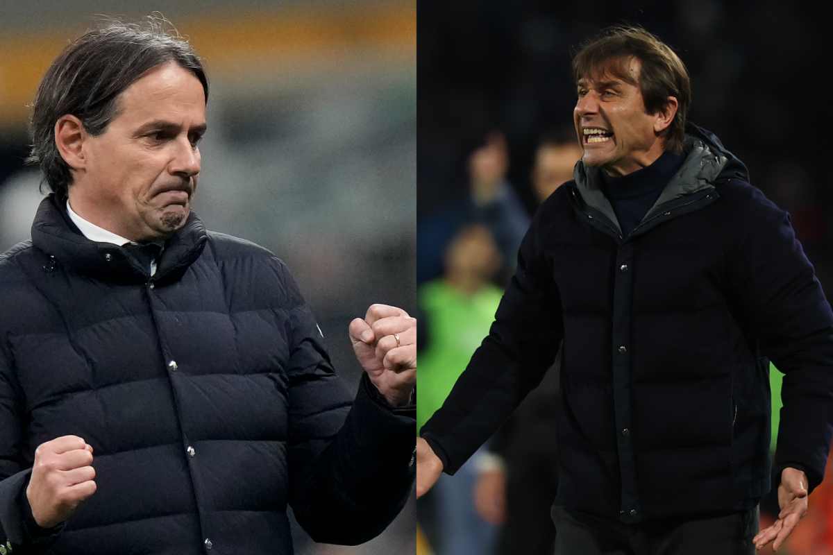 Inzaghi e Conte foto combo