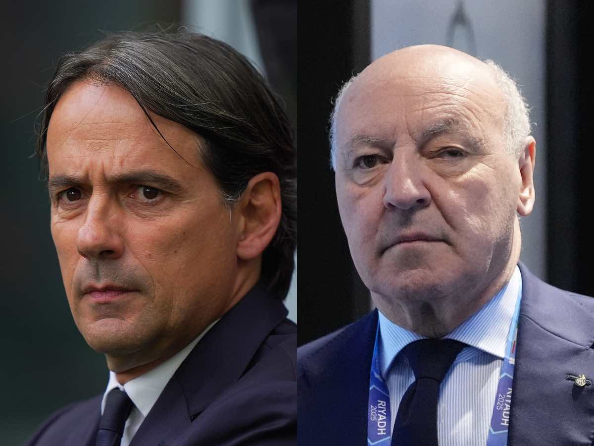 Inzaghi e Marotta foto combo