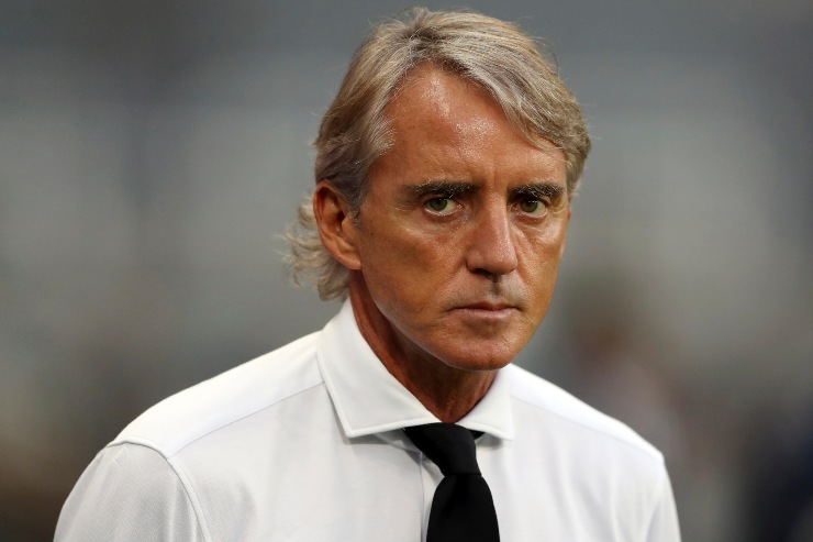 Roberto Mancini quando allenava l'Arabia Saudita