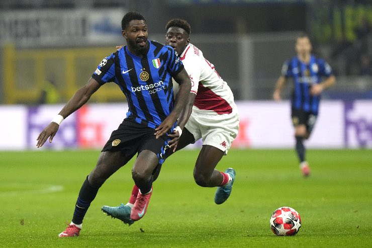Marcus Thuram in azione 