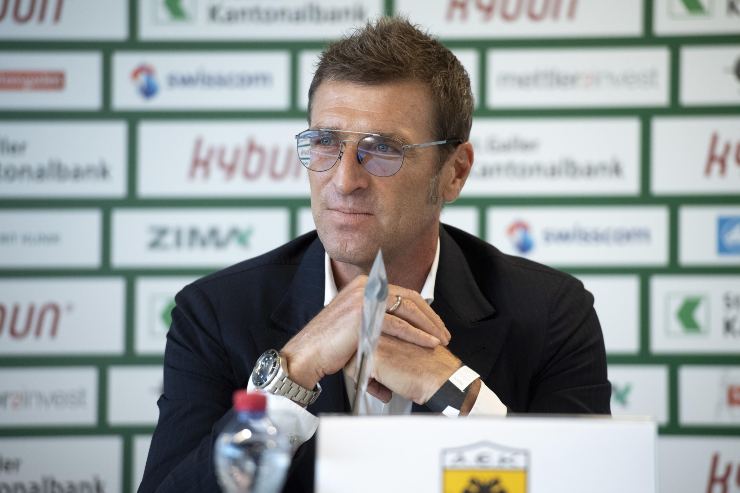 Massimo Carrera in conferenza stampa