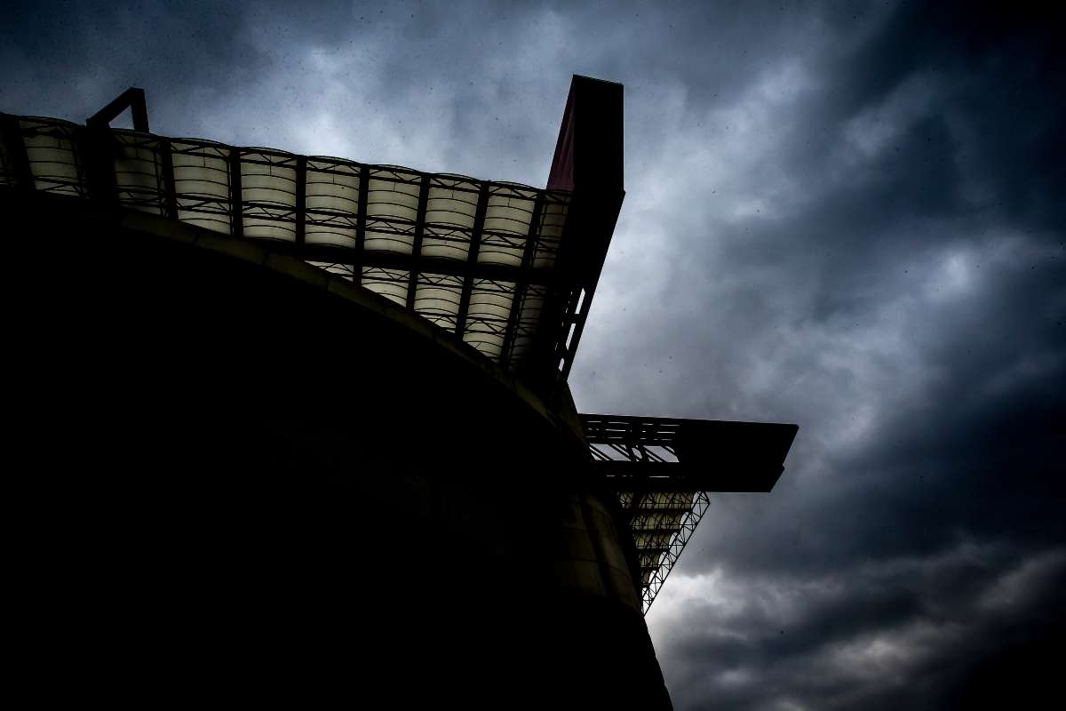 Le nuvole su San Siro