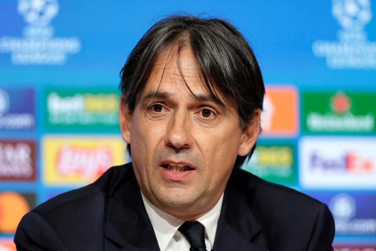Simone Inzaghi in conferenza stampa