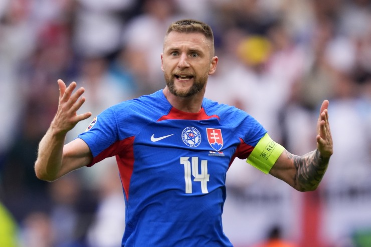 Milan Skriniar protagonista con la maglia della Slovacchia