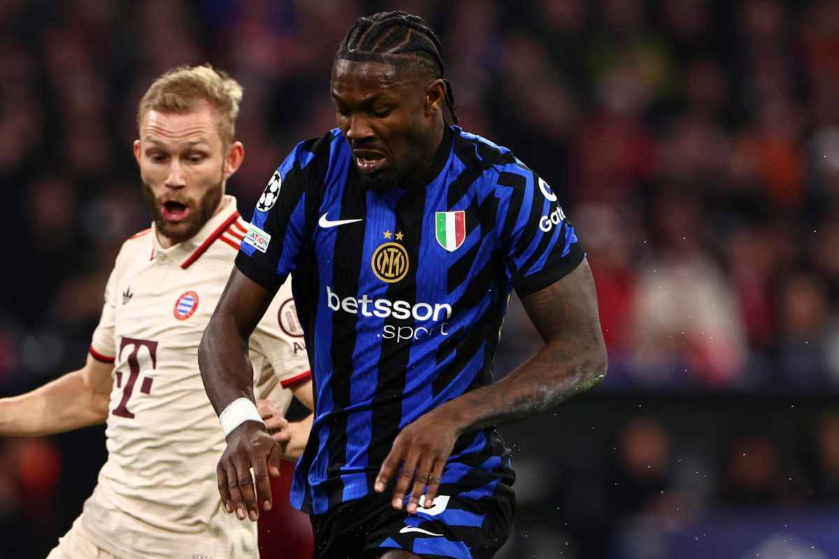 Laimer e Thuram in Bayern Monaco-Inter