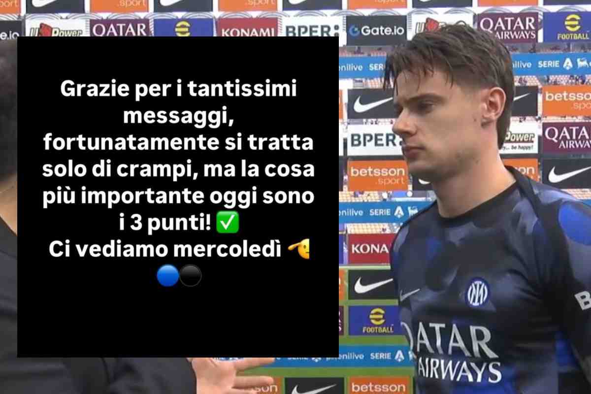Messaggio di Zalewski su IG