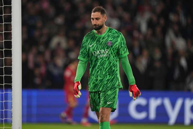 Donnarumma in campo con il Psg
