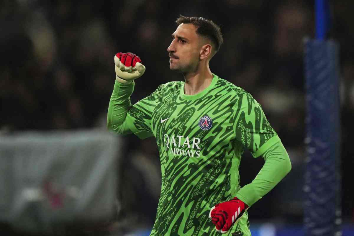Donnarumma esulta con il Psg