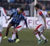 Eddie Salcedo in azione in un match con il Lecco