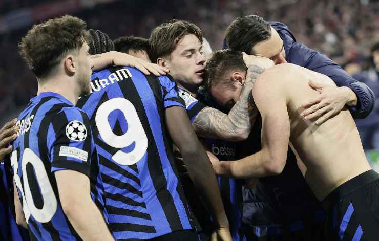 Esultanza Frattesi contro il Bayern