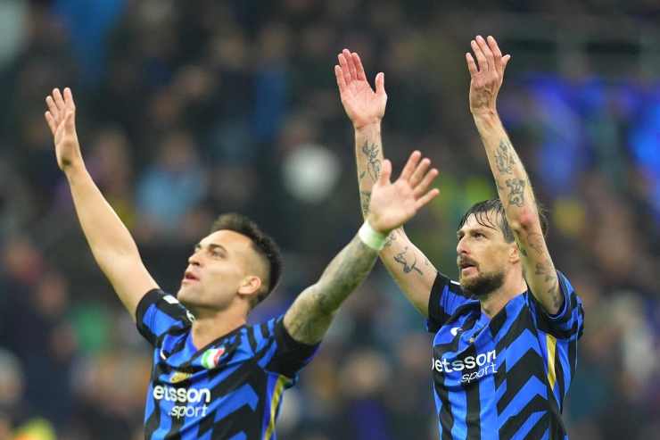 Festa Inter contro il Bayern
