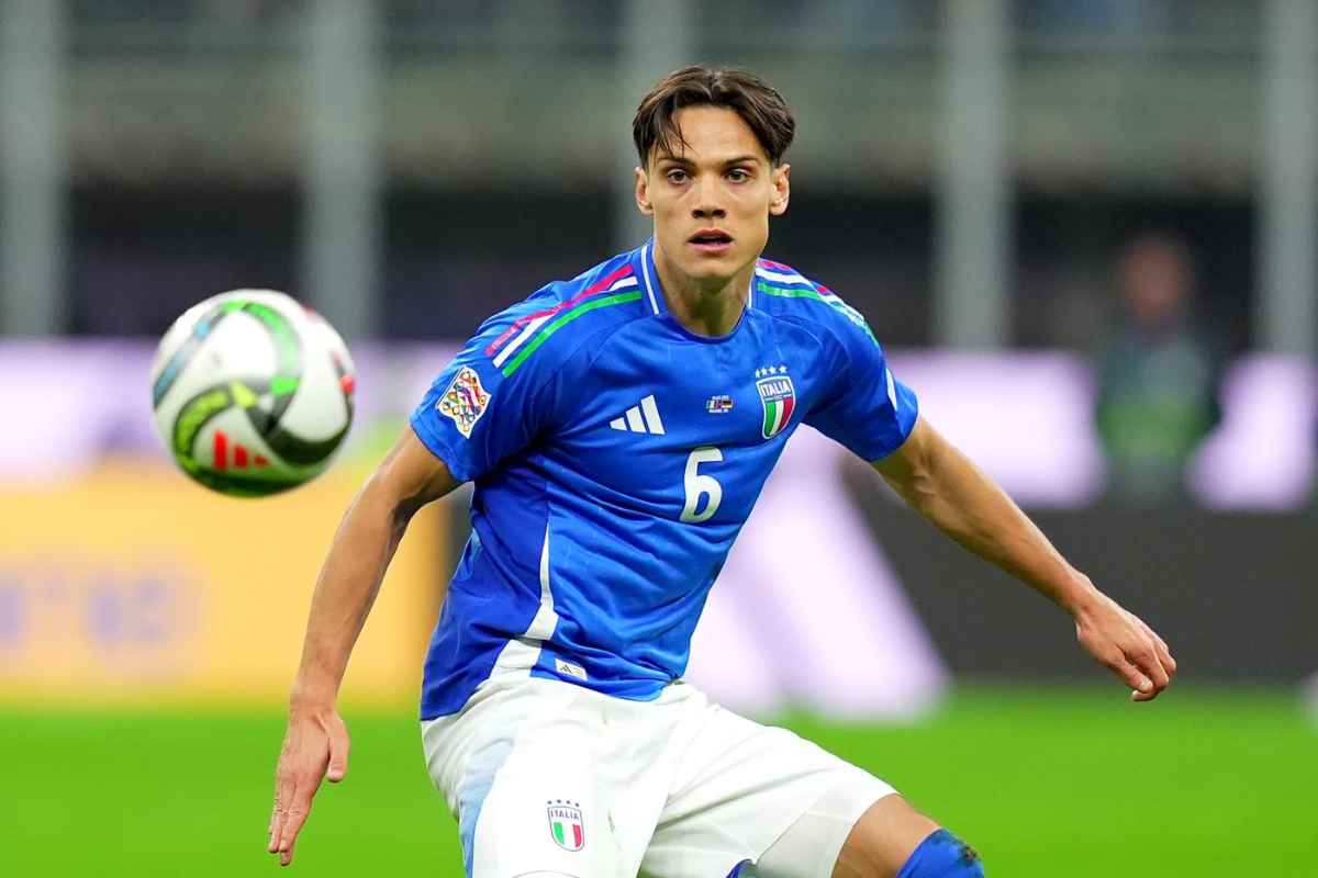 Samuele Ricci con la maglia della Nazionale