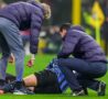 Giocatore nerazzurro infortunato