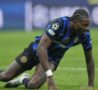 Thuram mentre si rialza